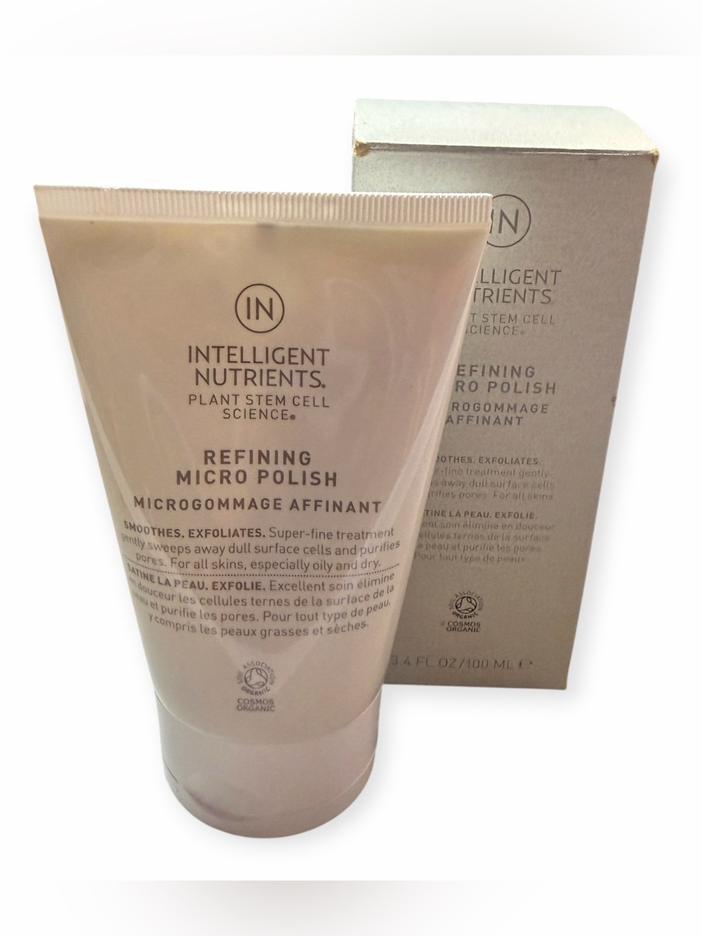 Intelligent Nutrients Refining Micro Polish Exfoliator 3.4 oz 100ml Sealed